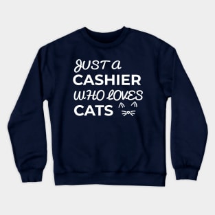 cashier cat Crewneck Sweatshirt